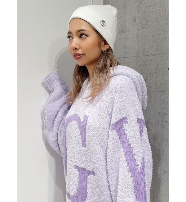 GYDA「GG CIRCLE ニット キャップ」|ニット帽|