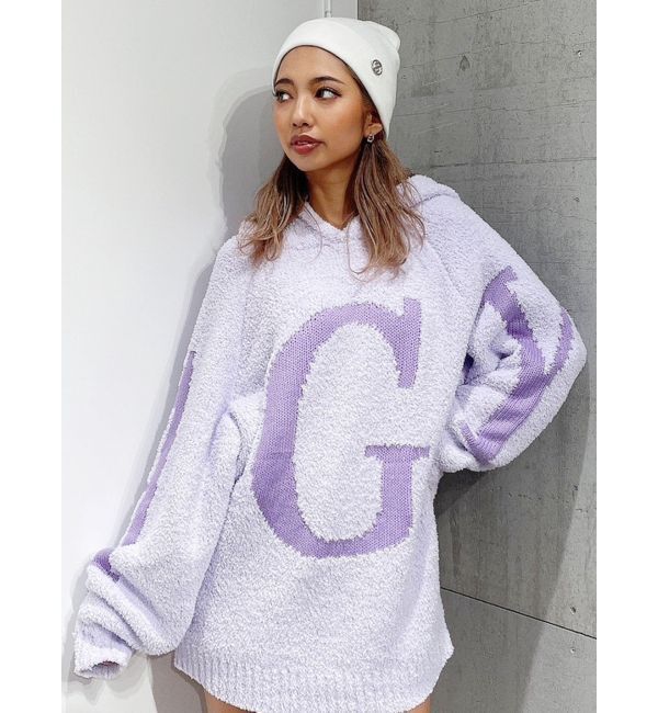 GYDA「GG CIRCLE ニット キャップ」|ニット帽|