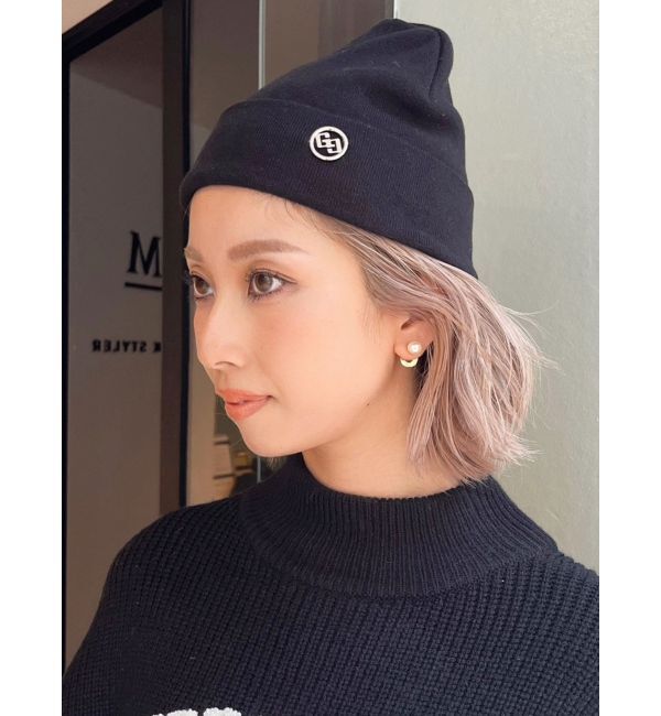 GYDA「GG CIRCLE ニット キャップ」|ニット帽|