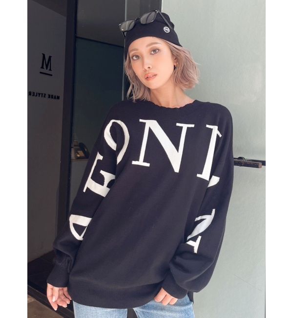 GYDA「GG CIRCLE ニット キャップ」|ニット帽|