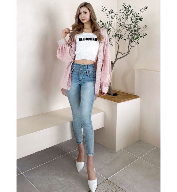 GYDA「ストライプオーバーシャツ」|シャツ・ブラウス|