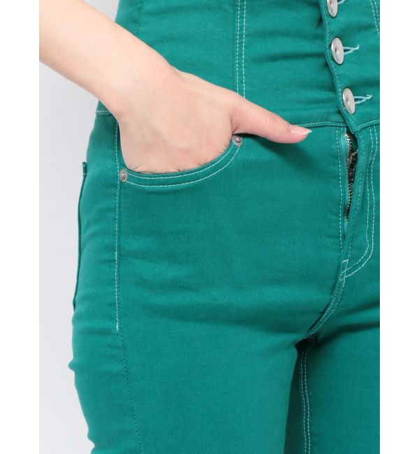 GYDA「ハイウエストボタンカラーパンツ」|その他|