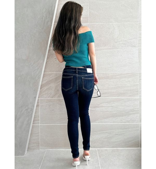 GYDA「サイドレースアップオフショルニットトップス」|ニット・セーター|