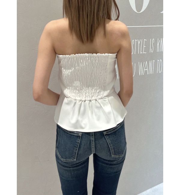 GYDA「【TINY】フロントZIPペプラムブラウス」|シャツ・ブラウス|