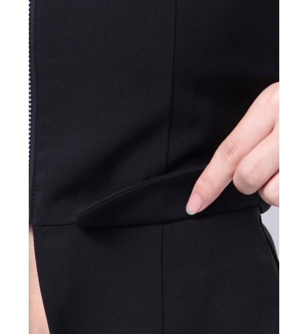 GYDA「【TINY】フロントZIPペプラムブラウス」|シャツ・ブラウス|