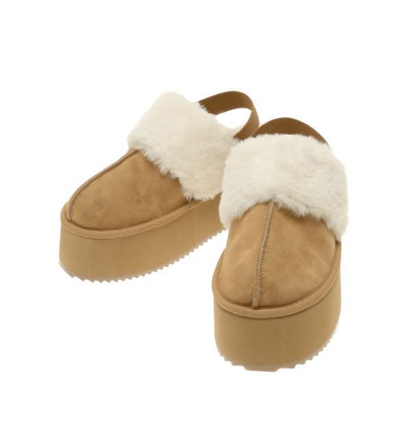 GYDA「ムートンライクプラットフォームスリッポン」|その他|