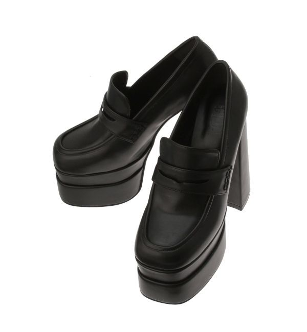 GYDA「チャンキーヒールローファーパンプス」|パンプス|