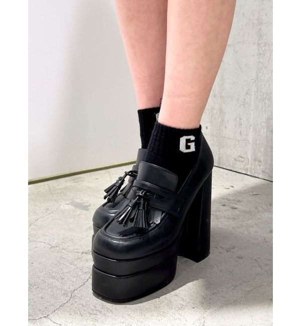 GYDA「チャンキーヒールローファーパンプス」|パンプス|