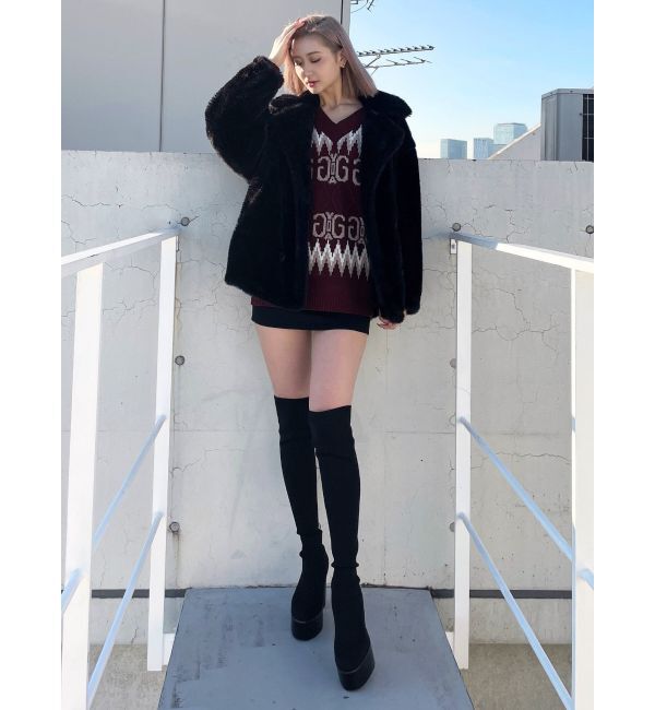 GYDA「コクーンエコファーブルゾン」|ブルゾン・スタジャン|