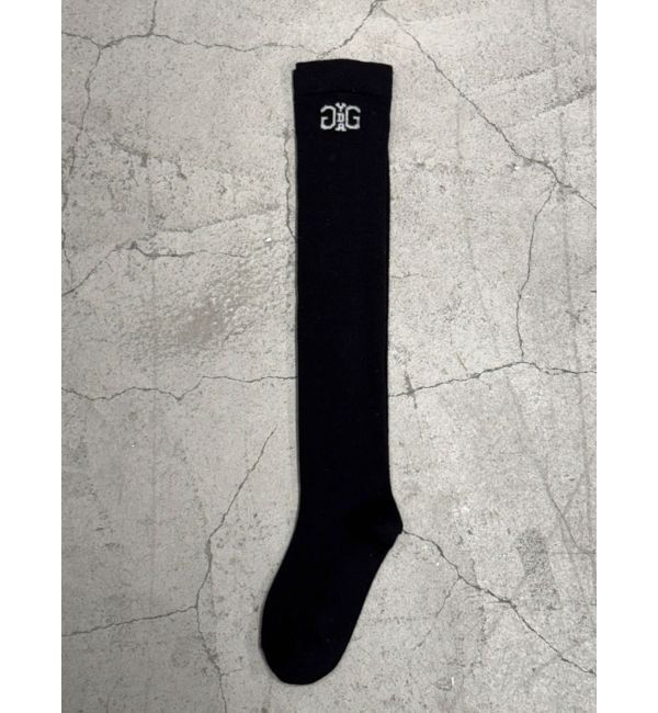 GYDA「Symmetry GYDA KNEE HIGH SOX」|ソックス|ブラック