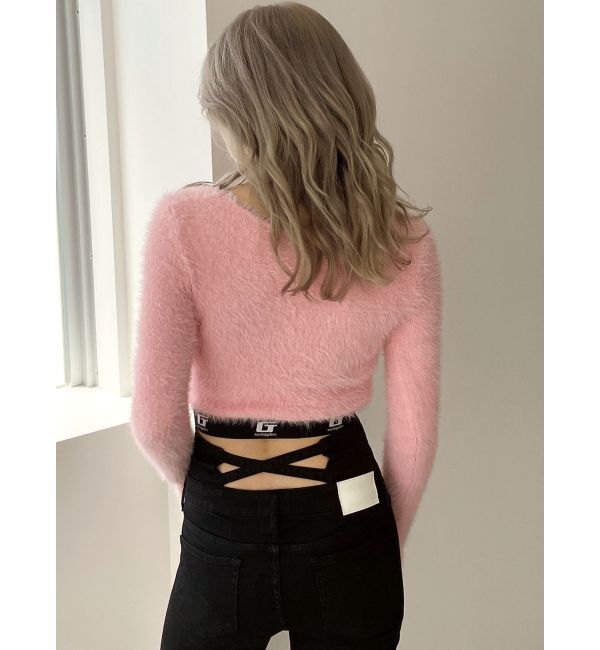 GYDA「G noobgydiesシャギーニットトップス」|ニット・セーター|