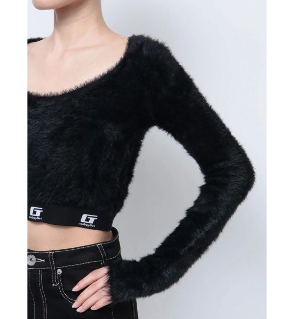 GYDA「G noobgydiesシャギーニットトップス」|ニット・セーター|