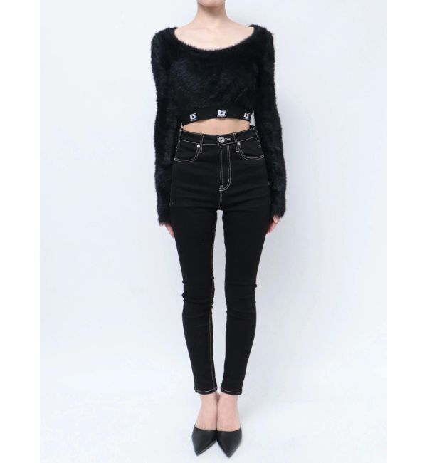 GYDA「G noobgydiesシャギーニットトップス」|ニット・セーター|