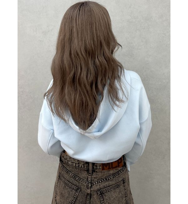 GYDA「GYGYラインストーンショートパーカー」|パーカー|