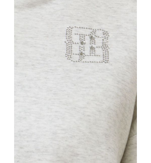 GYDA「GYGYラインストーンショートパーカー」|パーカー|