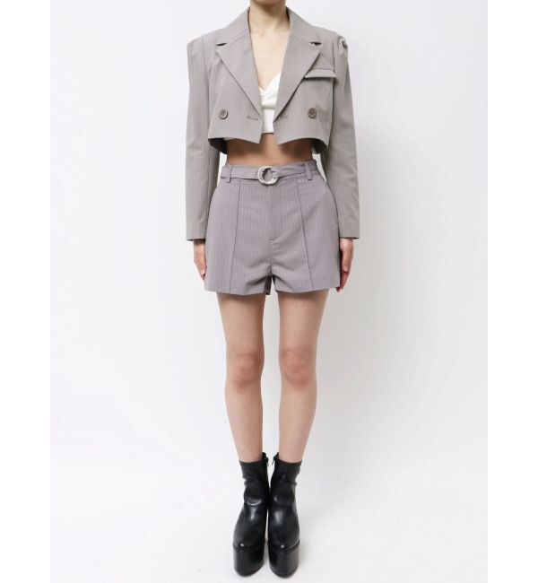 GYDA「ショートダブルジャケット【SETUP着用可】」|テーラードジャケット|