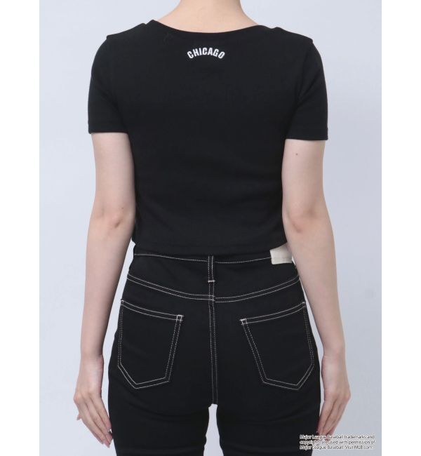 GYDA「GYDA［MLB］クロップドTシャツ」|Tシャツ・カットソー|