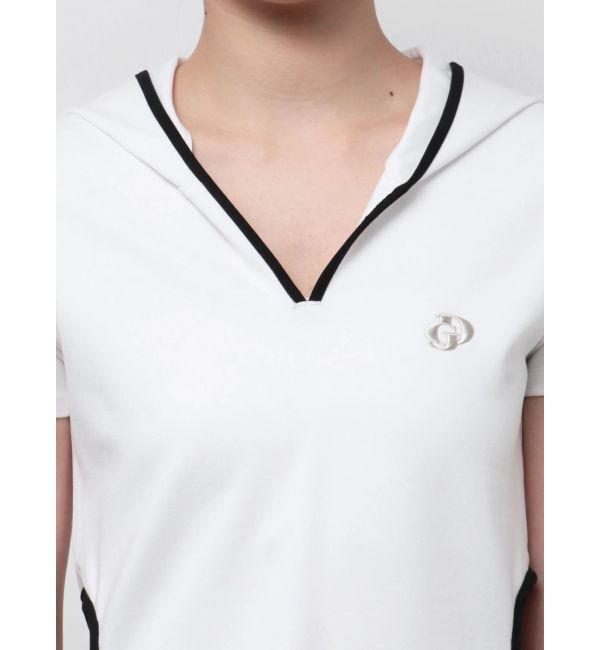 GYDA「GD SIDE OPENパーカーワンピース」|ワンピース|