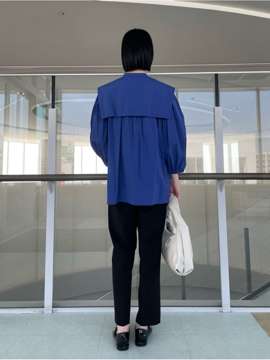 Mila Owen「【WEB限定カラー】後ろゴムセンタープレステーパードパンツ【ウォッシャブル】」|チノ|