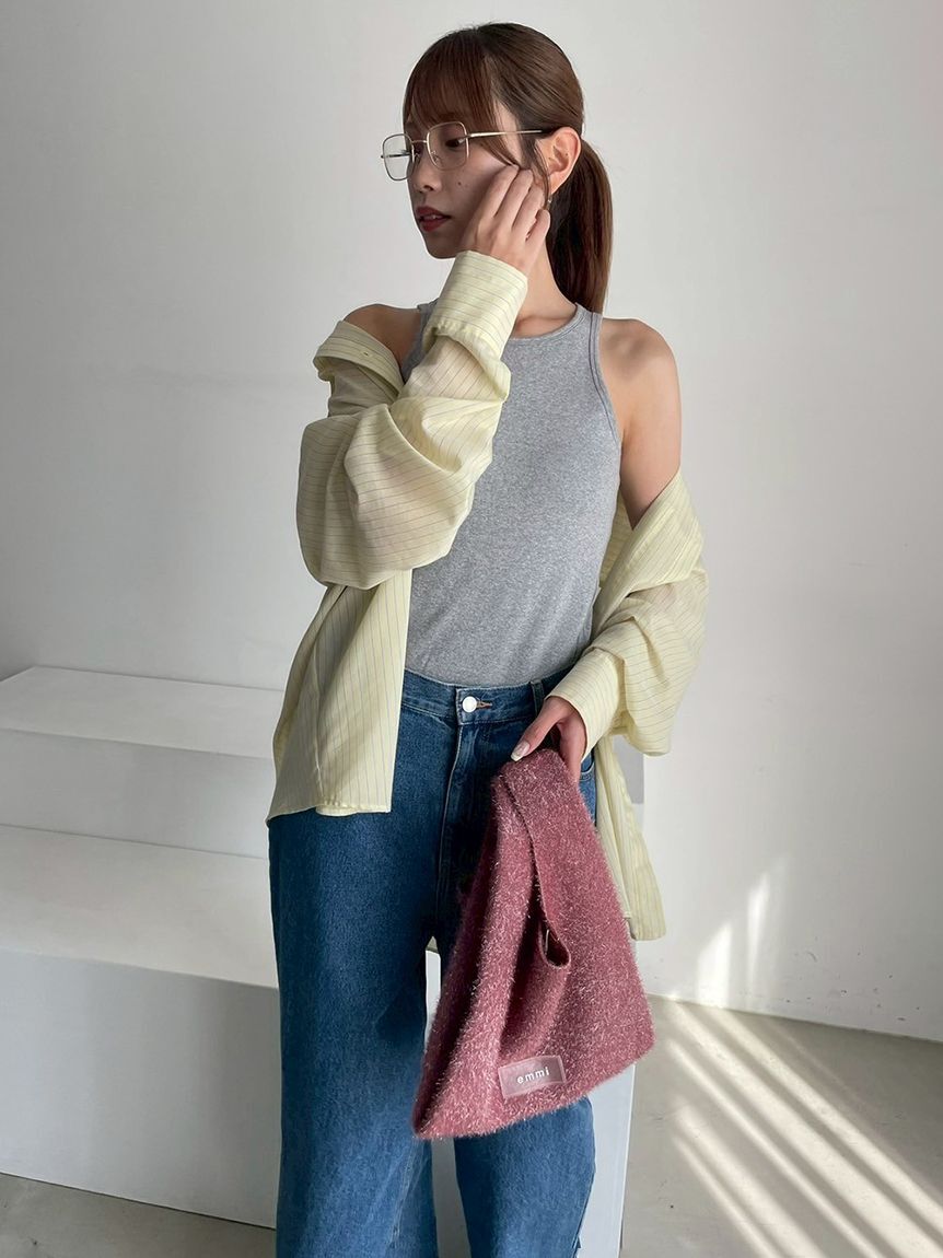 emmi atelier「カップ付きアメスリタンクトップ」|タンクトップ|