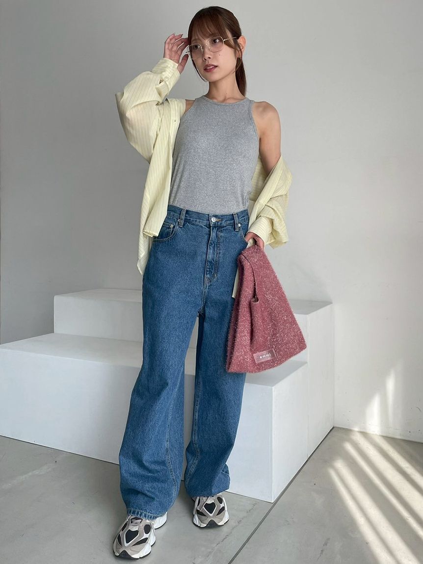 emmi atelier「カップ付きアメスリタンクトップ」|タンクトップ|