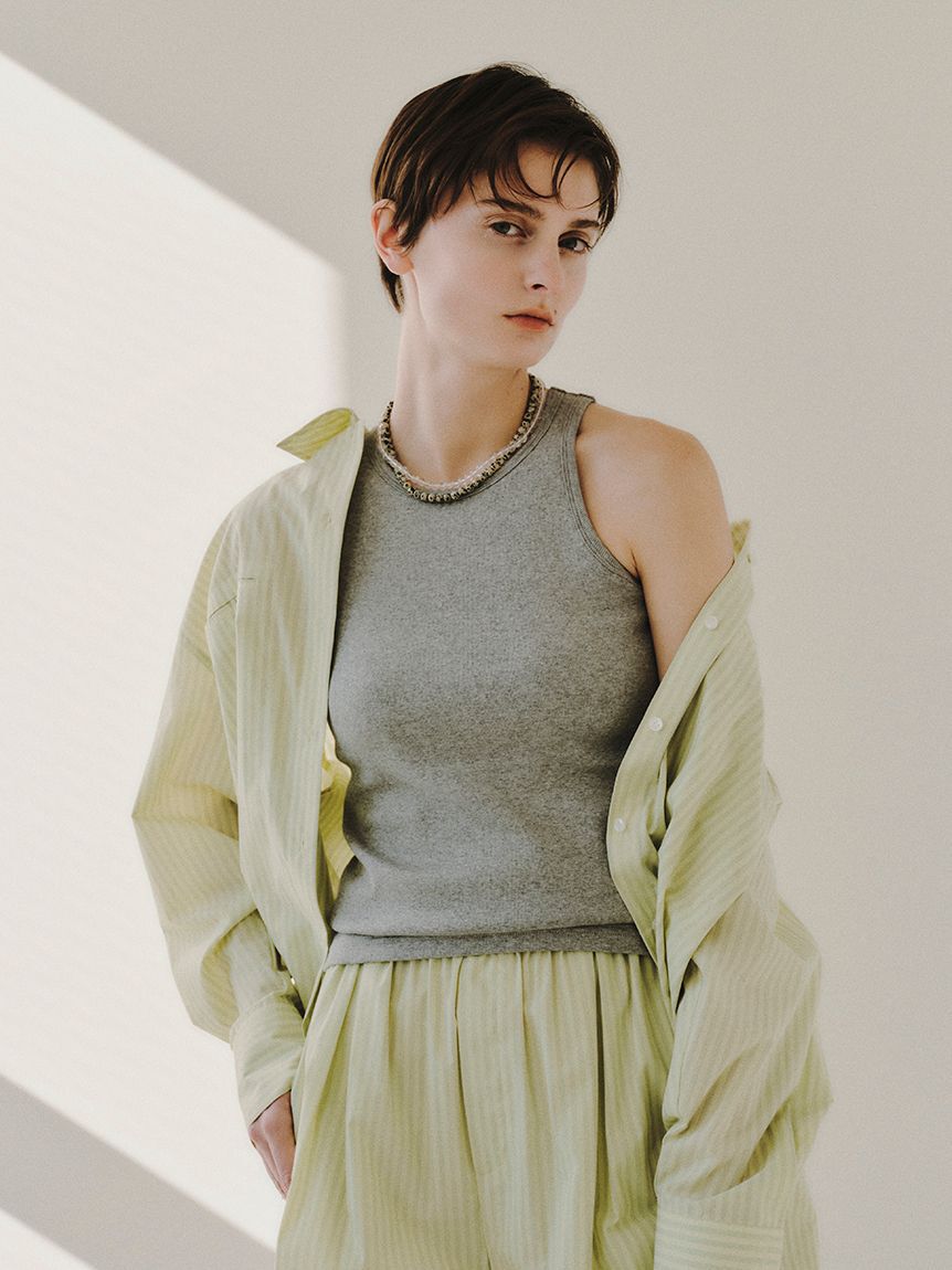 emmi atelier「カップ付きアメスリタンクトップ」|タンクトップ|