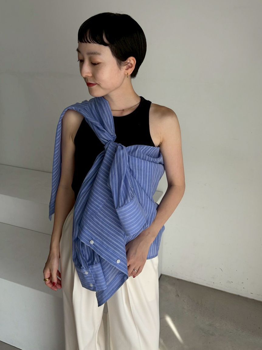 emmi atelier「カップ付きアメスリタンクトップ」|タンクトップ|BLK