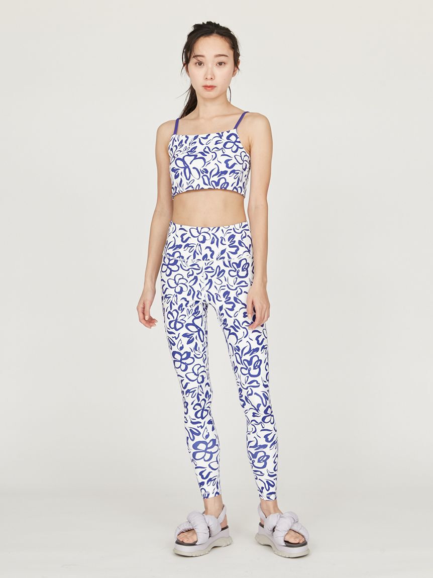 emmi yoga「プルメリアアートレギンス」|その他|WHT