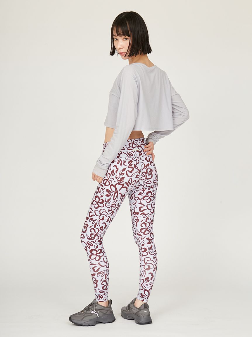 emmi yoga「プルメリアアートレギンス」|その他|