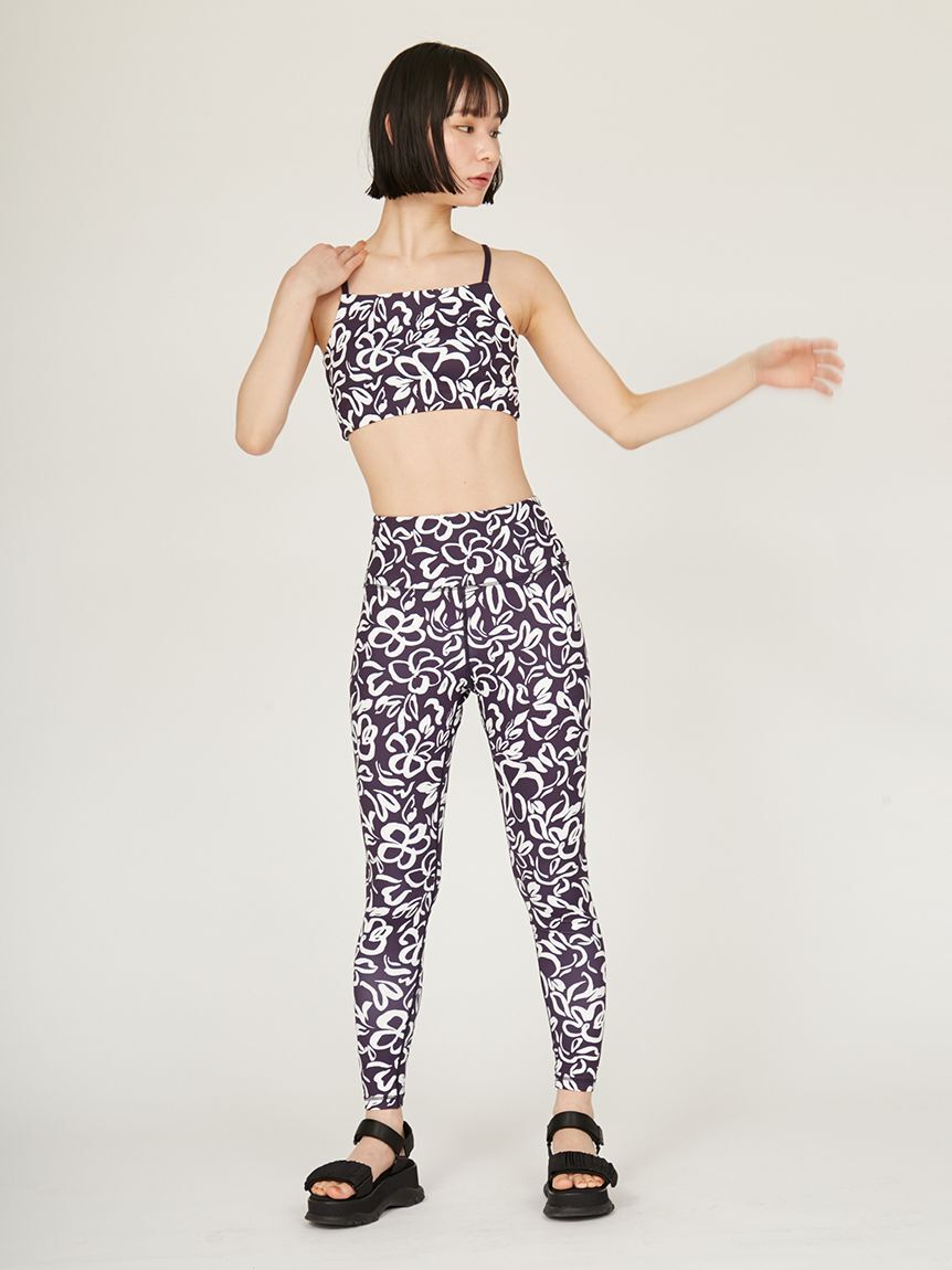 emmi yoga「プルメリアアートレギンス」|その他|