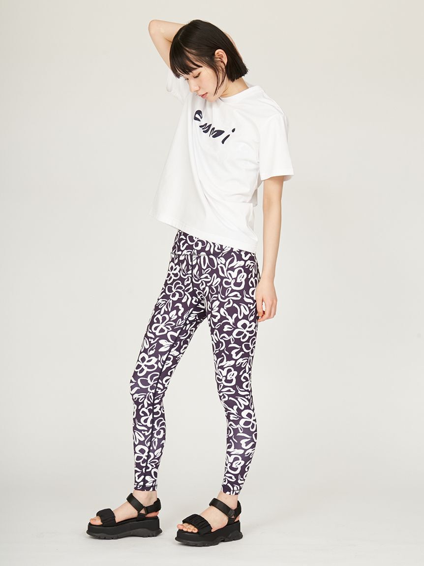 emmi yoga「プルメリアアートレギンス」|その他|