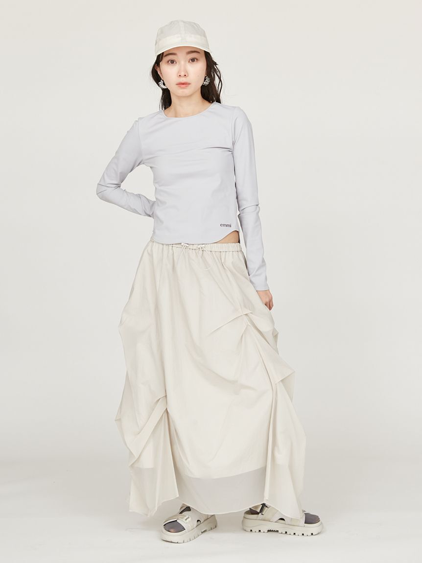 emmi yoga「サステナレッチデザインプルオーバー」|その他|