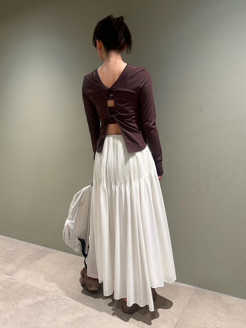 emmi yoga「サステナレッチデザインプルオーバー」|その他|