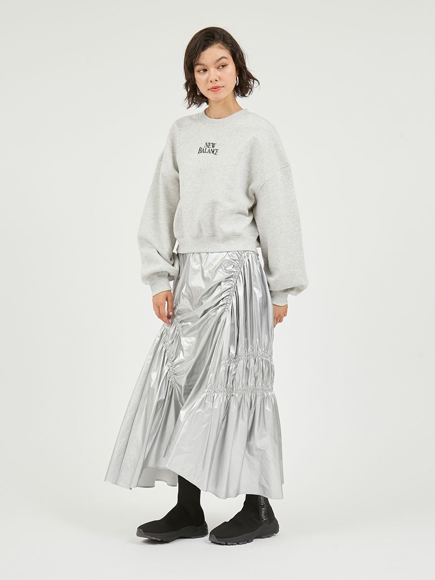 NEW BALANCE 「【New Balance for emmi】Track side フリースクルー」|スウェット・ジャージ|