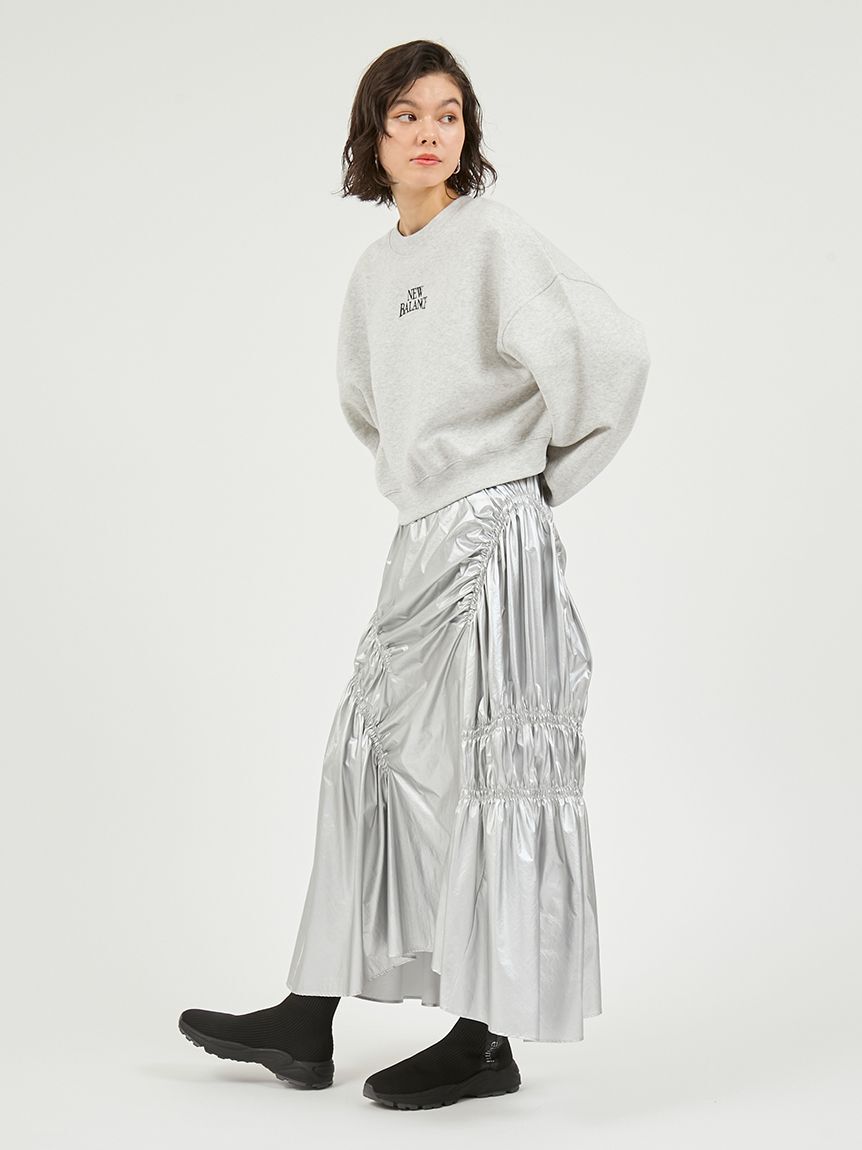 NEW BALANCE 「【New Balance for emmi】Track side フリースクルー」|スウェット・ジャージ|