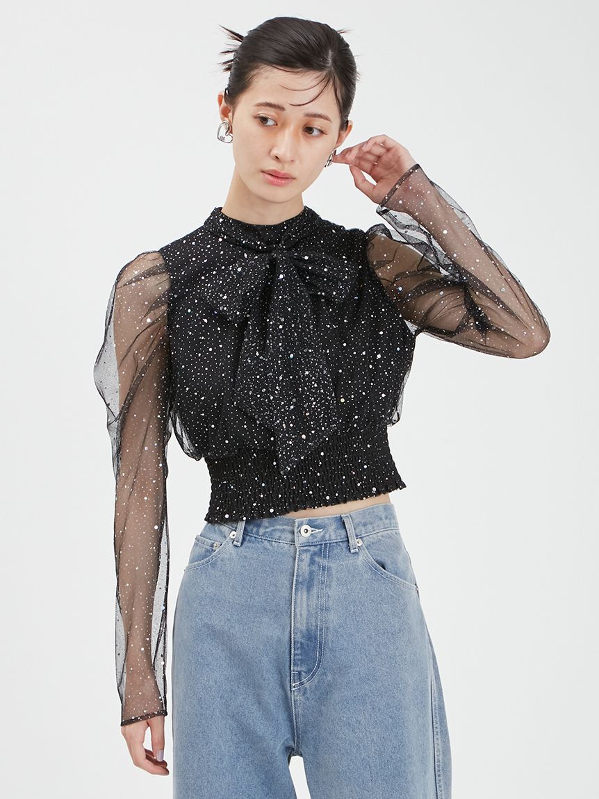 FURFUR「【WEB・一部店舗限定カラー】セパレートラメチュールドレス」|ドレス|