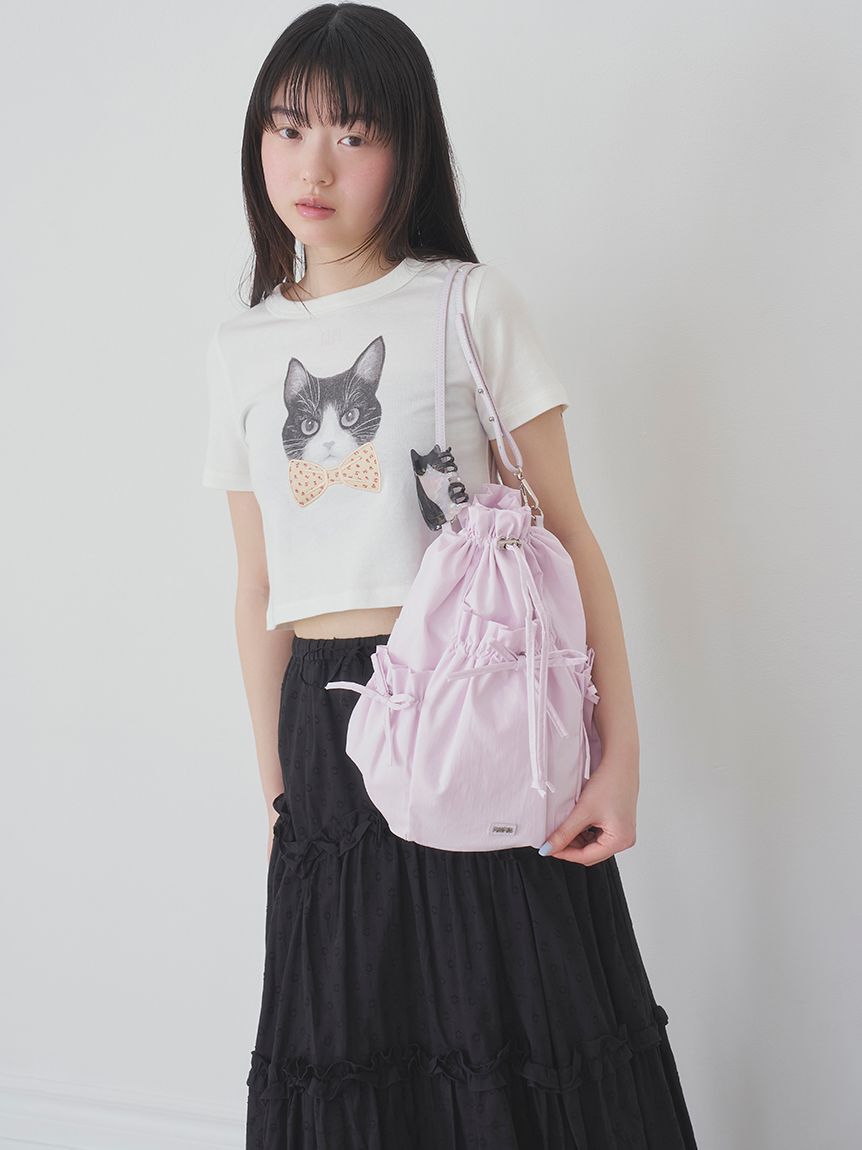 FURFUR「【上國料萌衣コラボ】HanaプリントTシャツ（UNISEX）」|Tシャツ・カットソー|