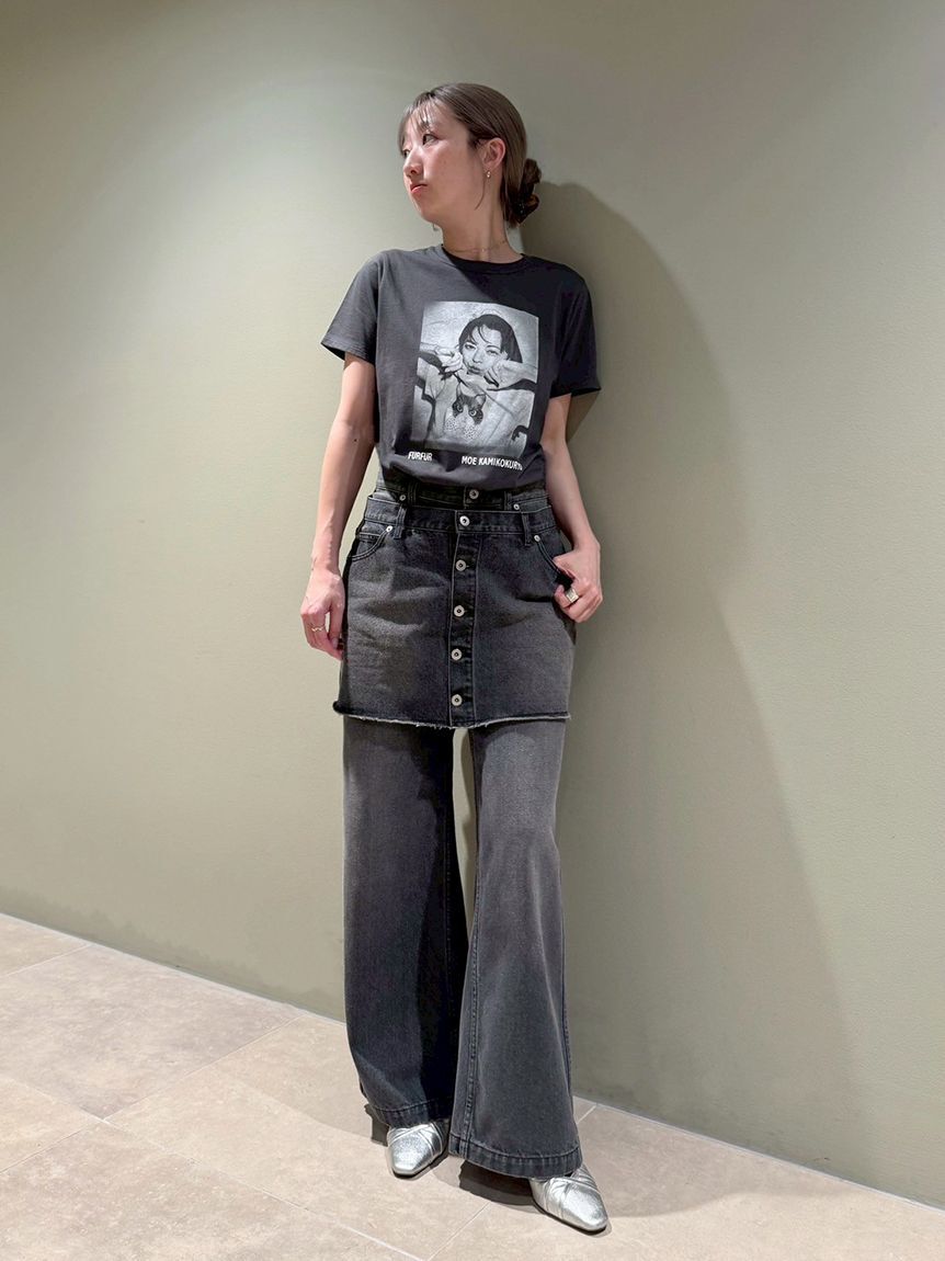 FURFUR「【上國料萌衣コラボ】モノクロポートレートメモリアルTシャツ（UNISEX）」|Tシャツ・カットソー|