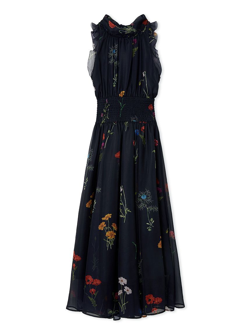 SNIDEL「バックリボンシフォンワンピース」|ワンピース|