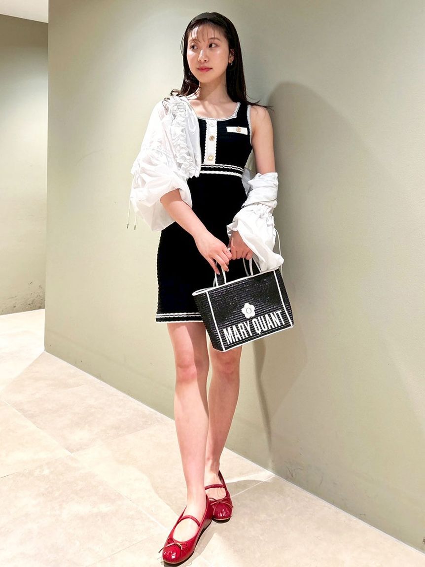 LILY BROWN「【限定カラー】【LILY BROWN&times;MARY QUANT】ジュートロゴトート」|トートバッグ|