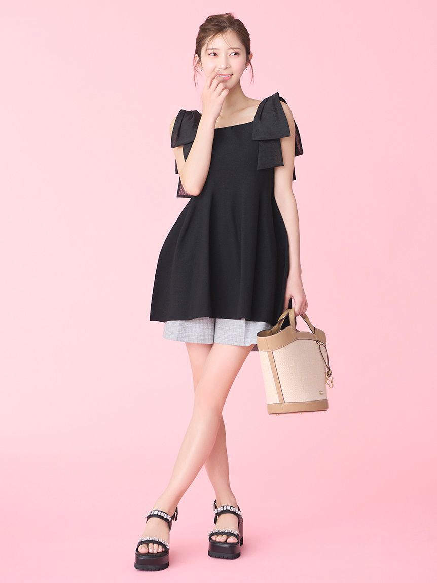 CELFORD「ビジュー付きボリュームサンダル」|サンダル|