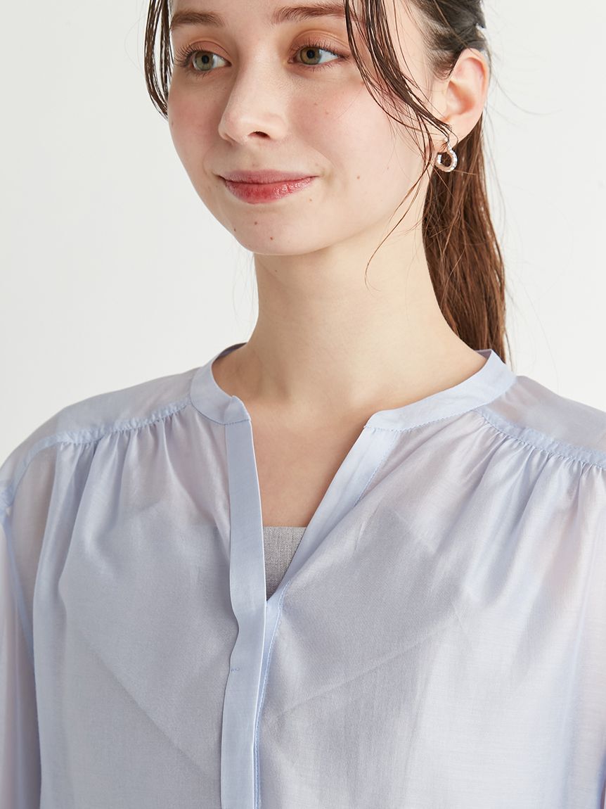 CELFORD「シアーフレアブラウス」|シャツ・ブラウス|