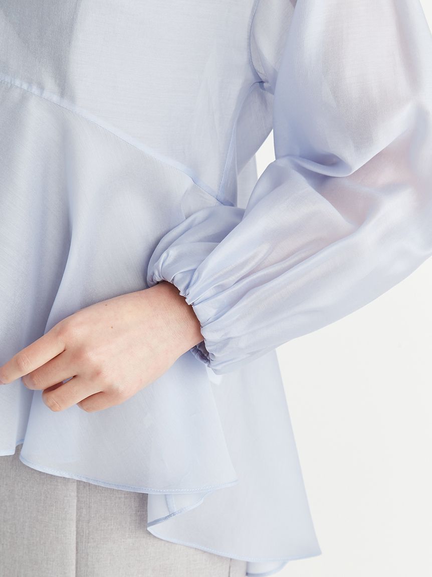 CELFORD「シアーフレアブラウス」|シャツ・ブラウス|