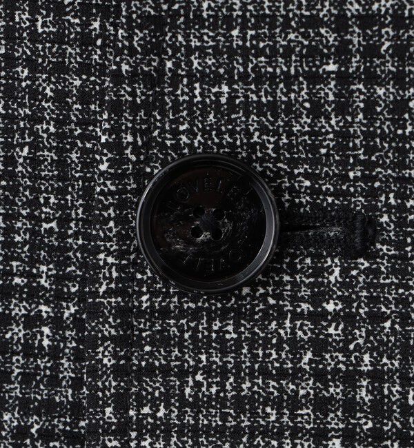  「COOLDOTS カーディガンジャケット」|ノーカラージャケット|