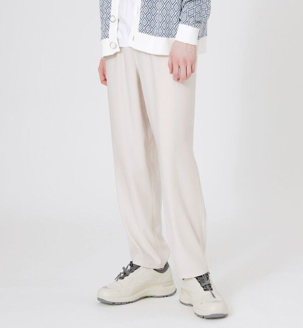  「【Safari Lounge/ネイビー別注カラー】シャインジョーゼットイージーパンツ」|その他|グレー