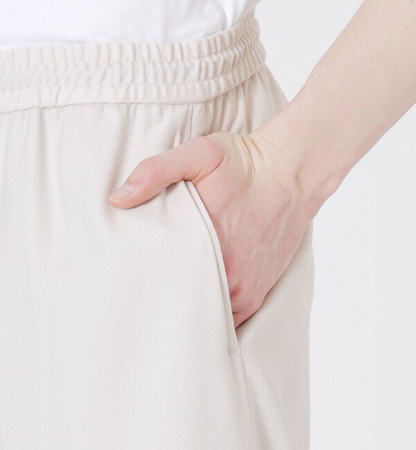  「【Safari Lounge/ネイビー別注カラー】シャインジョーゼットイージーパンツ」|その他|