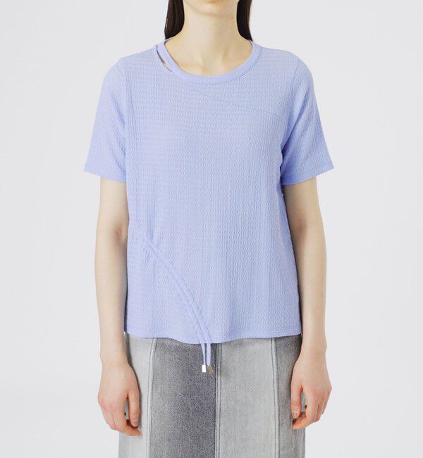  「ドロストカットアウトブラウス」|Tシャツ・カットソー|