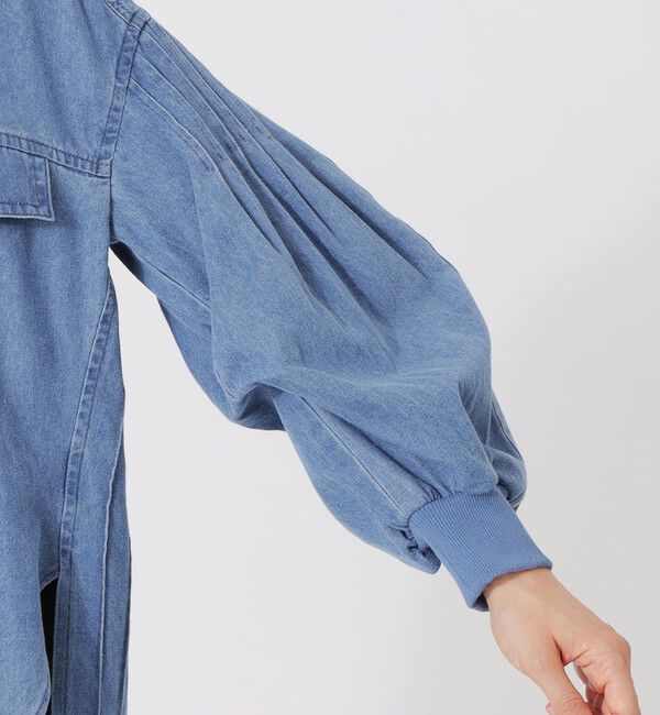  「バックプリーツデニムシャツ」|シャツ・ブラウス|