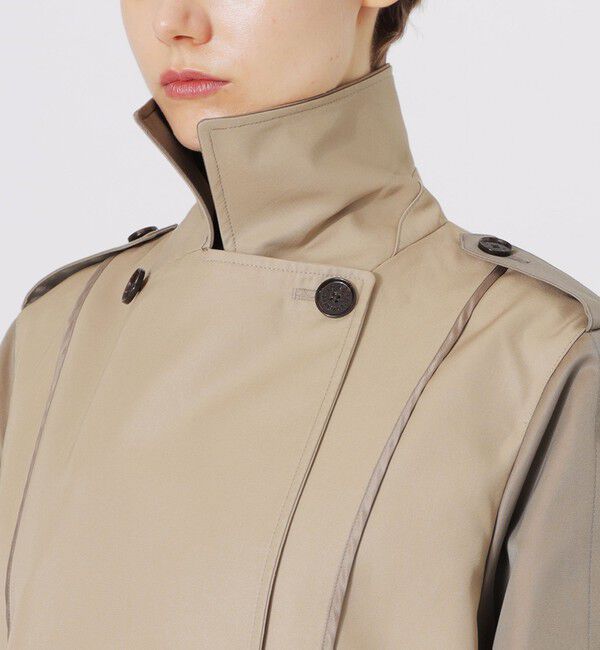  「ブロッキングトレンチコート」|トレンチコート|
