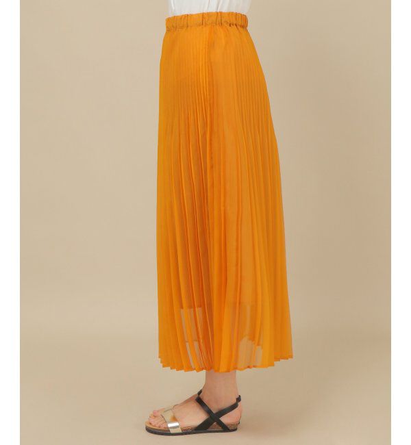 IKKA LOUNGE「シアプリーツスカート」|スカート|